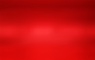 Red background. Abstract light red metal gradient. Shiny red blur texture background. Geometric texture wall with light reflections. Dark red wallpaper. 3D Vector illustration.