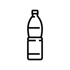 drink water plastic bottle line icon vector illustration