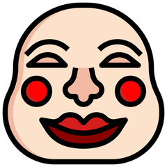 mask flat icon,linear,outline,graphic,illustration