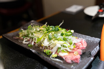 焼肉　ネギ塩　たん