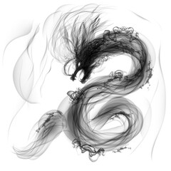 Oriental Dragon Image Illustration Hand Drawing