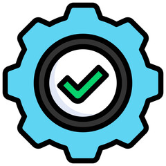 approve flat icon,linear,outline,graphic,illustration