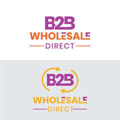 B2b logo Design Vactor