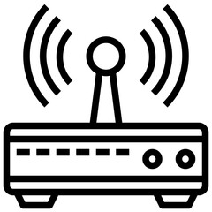 wifi signal line icon,linear,outline,graphic,illustration