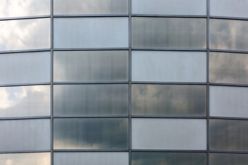 Abstract view to windows reflections