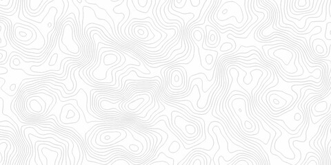Topographic map. Geographic mountain relief. Abstract lines background. Contour maps. Vector illustration, Topo contour map on white background, Topographic contour lines vector map seamless pattern.