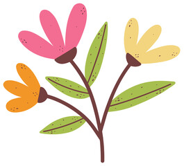 Decorative Flowers in Stem