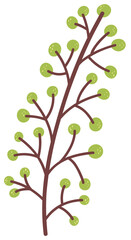 Decorative Floral Berries