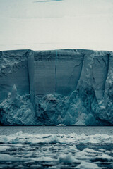 Tall Blue Glacier In Antarctica Shows Signs of Ice Calving