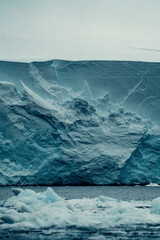 Tall Blue Glacier In Antarctica Shows Signs of Ice Calving