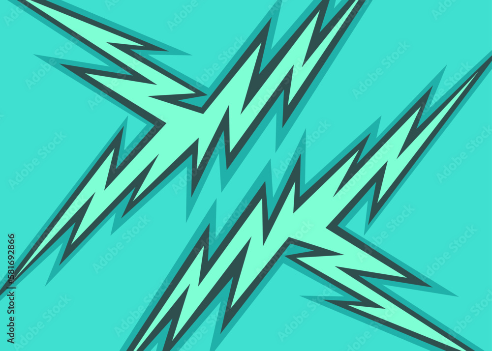 Aufkleber abstract background with reflective jagged spike pattern. cross jagged pattern