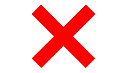 Rotes Kreuz auf weißem Hintergrund