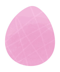 Watercolor easter egg