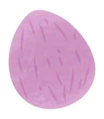 Watercolor easter egg