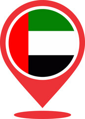 Emirates flag pin map 20230313115