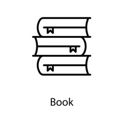 Book icon design stock illustration