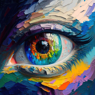 eye painting © The Artist