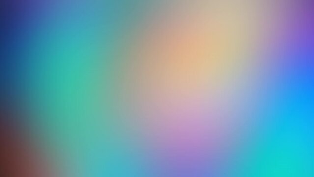 Colorful gradient movement. Abstract Blurred Multicolored Motion Background with smooth colors transitions. Abstract animated background in trendy retro colors of 1980s.