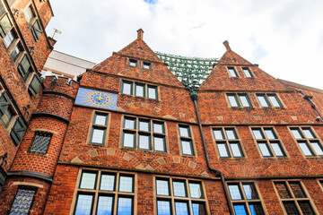 Fototapeta na wymiar Glockenspiel House (house with the ringing of bells) in Bremen, Germany