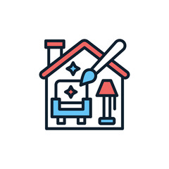 Interior Design icon in vector. Illustration