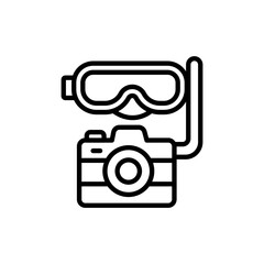 Underwater Photography icon in vector. Illustration