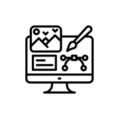 Design Content icon in vector. Illustration