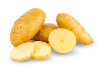 potato isolated on white background
