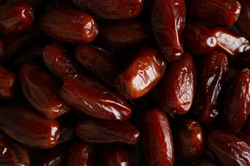 Concept of sweet and tasty food, dates