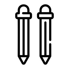 pencil line icon
