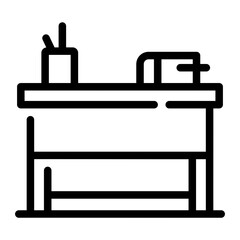 table line icon