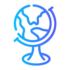 globe gradient icon