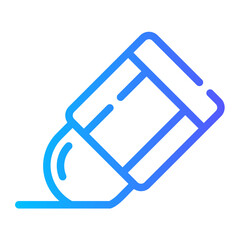 eraser gradient icon