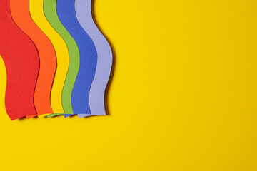 Composition for Pride and LGBTQ community, space for text