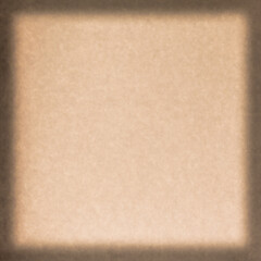 Vintage cardboard paper frame background with copy space.