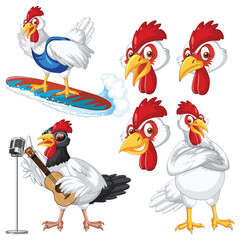 Set of mix animal farm character