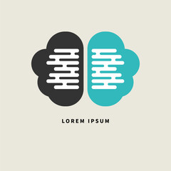 Brain activity of logo