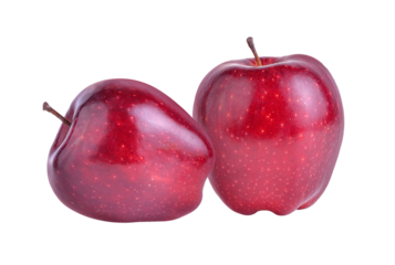 red apple on transparent png