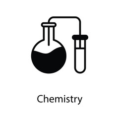 Chemistry icon design stock illustration