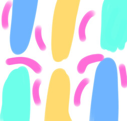 Colorful watercolor abstract texture art design and 