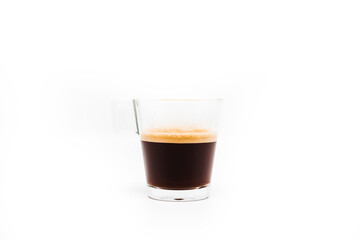 imagen detalle de una taza de café y la espuma del café de cápsulas