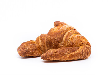 imagen de un croissant con azúcar por encima y bien tostado