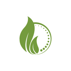 discovery wellness logo, wellness logo, plus sign and leaf elements