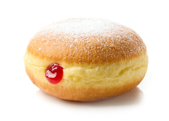 freshly baked jelly donut