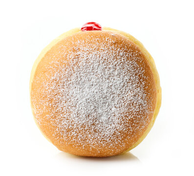 freshly baked jelly donut