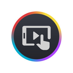 Video Marketing - Pictogram (icon) 