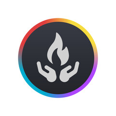 Fire - Pictogram (icon) 