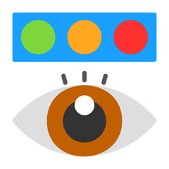 Color Blindness Test Icon