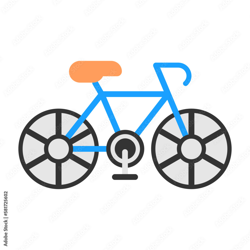 Poster bike icon