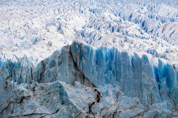 wall of glaciar in calafate
