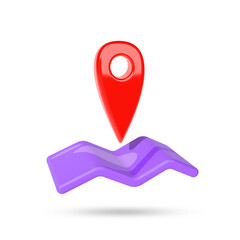 Coordinate positioning icon for 3D rendering